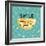 Mellow Yellow IV Turquoise-Farida Zaman-Framed Art Print