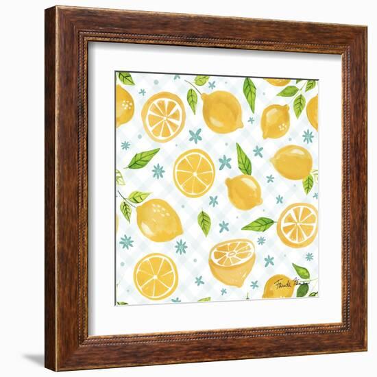 Mellow Yellow Step 01A-Farida Zaman-Framed Art Print