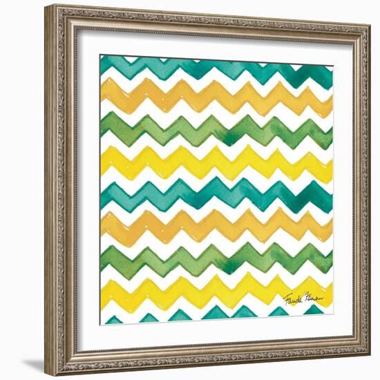 Mellow Yellow Step 04A-Farida Zaman-Framed Art Print