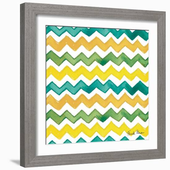 Mellow Yellow Step 04A-Farida Zaman-Framed Art Print