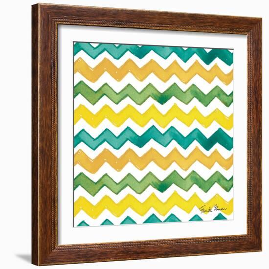 Mellow Yellow Step 04A-Farida Zaman-Framed Art Print