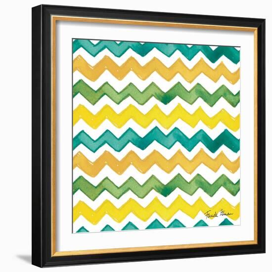 Mellow Yellow Step 04A-Farida Zaman-Framed Art Print