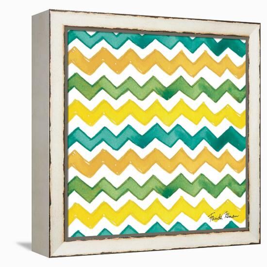 Mellow Yellow Step 04A-Farida Zaman-Framed Stretched Canvas