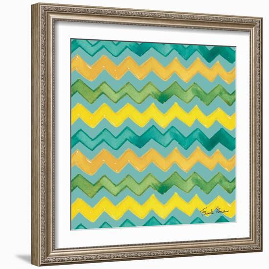 Mellow Yellow Step 04B-Farida Zaman-Framed Art Print