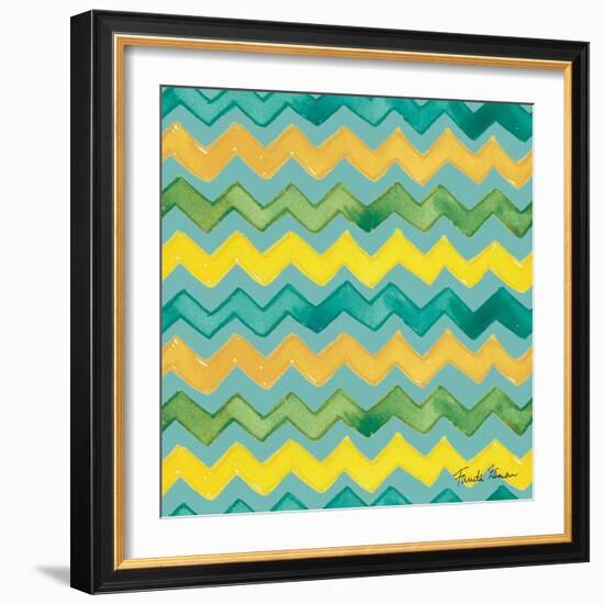 Mellow Yellow Step 04B-Farida Zaman-Framed Art Print