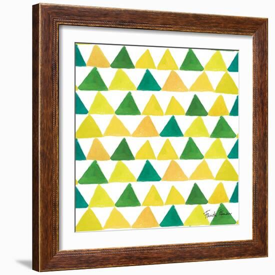 Mellow Yellow Step 05A-Farida Zaman-Framed Art Print