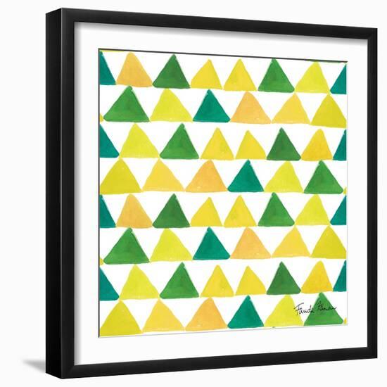 Mellow Yellow Step 05A-Farida Zaman-Framed Art Print