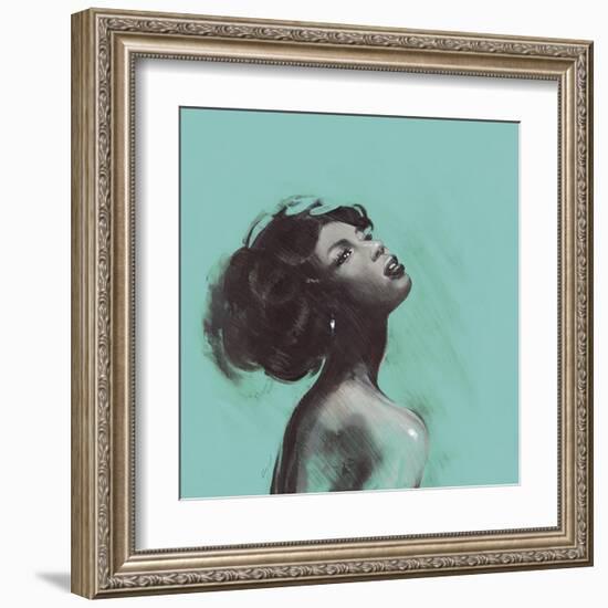 Melody II-Saro-Framed Art Print