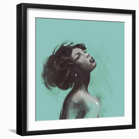 Melody II-Saro-Framed Art Print