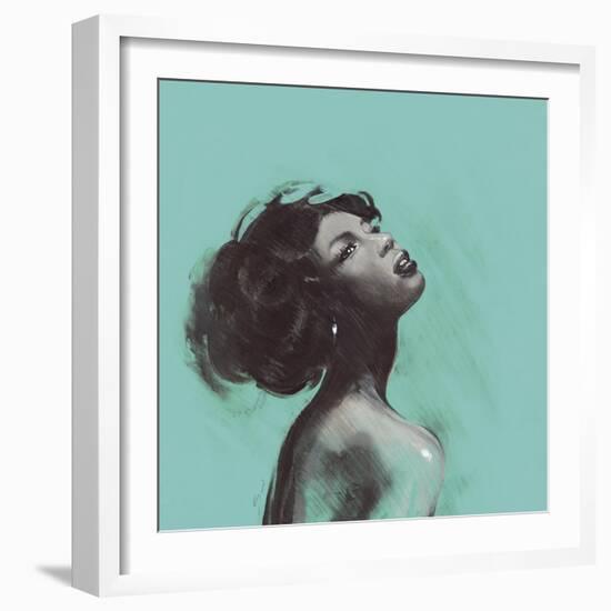 Melody II-Saro-Framed Art Print