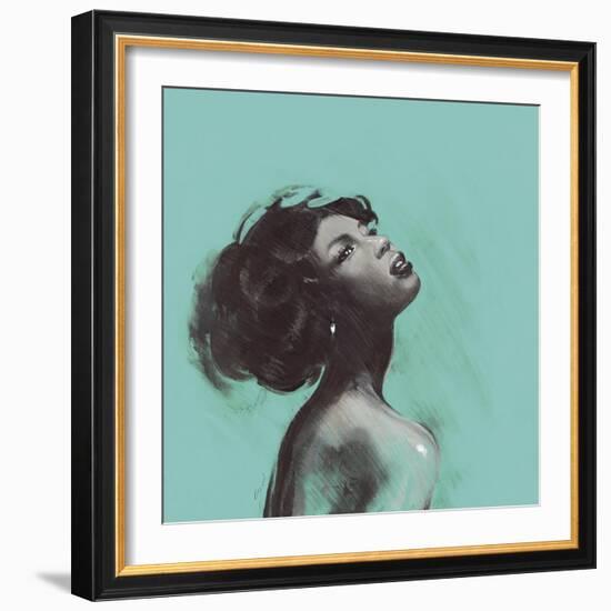 Melody II-Saro-Framed Art Print