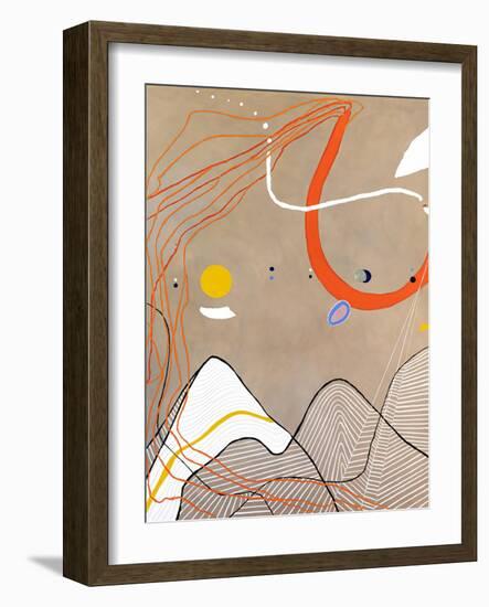 Melody of the wind-Hyunah Kim-Framed Art Print