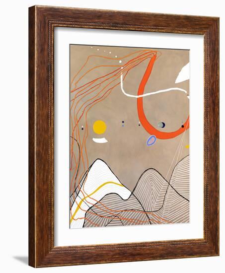 Melody of the wind-Hyunah Kim-Framed Art Print