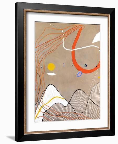 Melody of the wind-Hyunah Kim-Framed Art Print