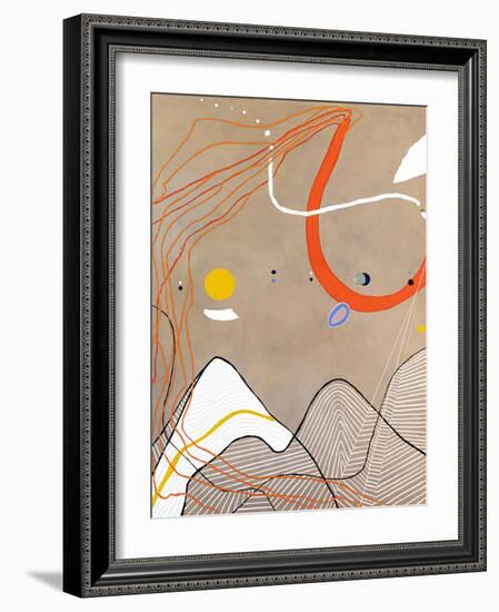 Melody of the wind-Hyunah Kim-Framed Art Print