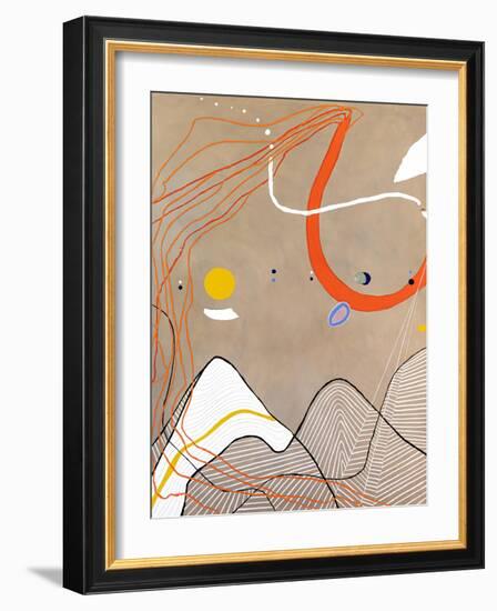 Melody of the wind-Hyunah Kim-Framed Art Print