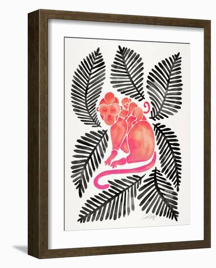 Melon Black Monkeys-Cat Coquillette-Framed Giclee Print