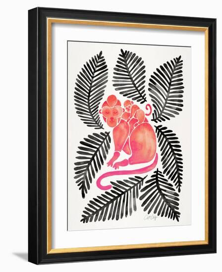 Melon Black Monkeys-Cat Coquillette-Framed Giclee Print