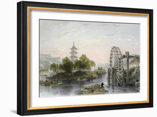 Melon Islands-Thomas Allom-Framed Art Print