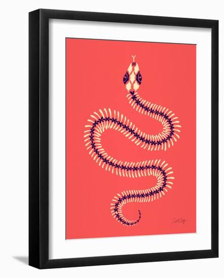 Melon Snake Skeleton-Cat Coquillette-Framed Premium Giclee Print