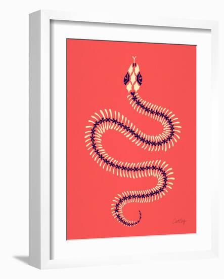 Melon Snake Skeleton-Cat Coquillette-Framed Premium Giclee Print