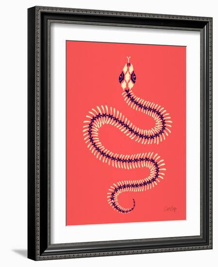 Melon Snake Skeleton-Cat Coquillette-Framed Premium Giclee Print