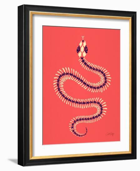 Melon Snake Skeleton-Cat Coquillette-Framed Premium Giclee Print