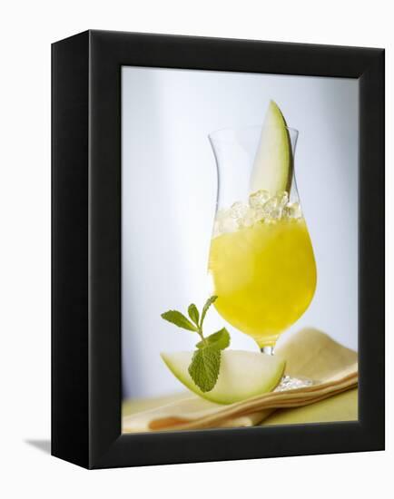 "Melon Stick" (Melon Drink)-Klaus Arras-Framed Premier Image Canvas