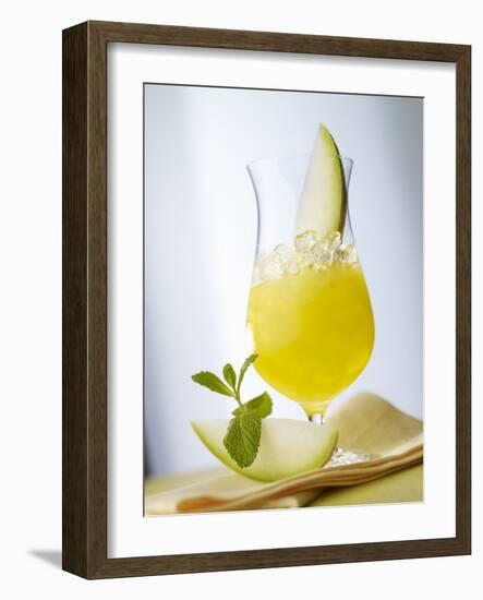 "Melon Stick" (Melon Drink)-Klaus Arras-Framed Photographic Print