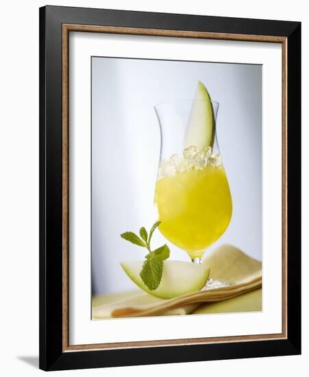 "Melon Stick" (Melon Drink)-Klaus Arras-Framed Photographic Print