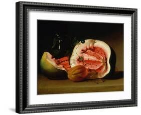 Melons and Morning Glories, 1813-Raphaelle Peale-Framed Giclee Print