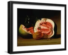 Melons and Morning Glories, 1813-Raphaelle Peale-Framed Giclee Print