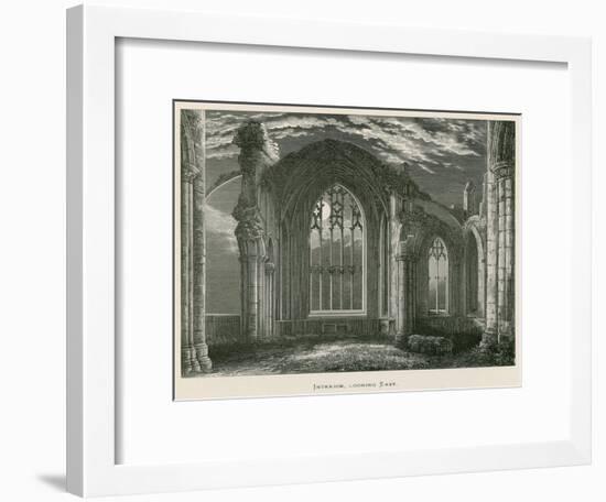 Melrose Abbey, Interior, Looking East-Alexander Francis Lydon-Framed Giclee Print