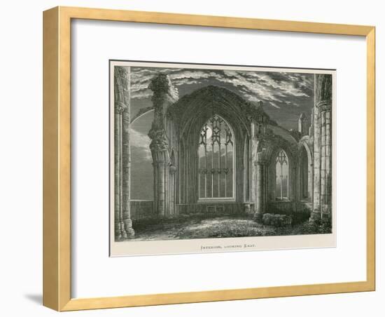 Melrose Abbey, Interior, Looking East-Alexander Francis Lydon-Framed Giclee Print