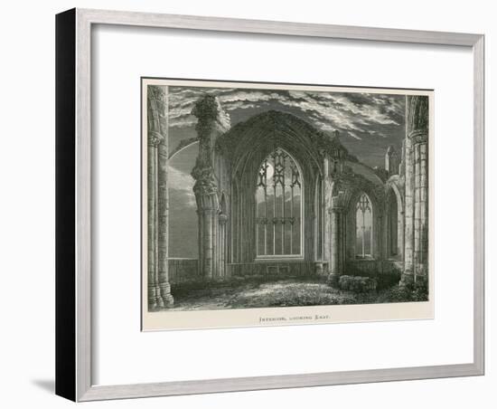 Melrose Abbey, Interior, Looking East-Alexander Francis Lydon-Framed Giclee Print