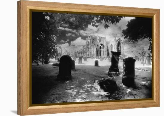 Melrose Abbey, Roxburghshire, Scotland-Simon Marsden-Framed Premier Image Canvas