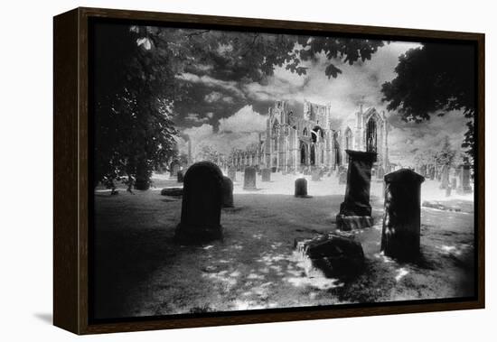 Melrose Abbey, Roxburghshire, Scotland-Simon Marsden-Framed Premier Image Canvas