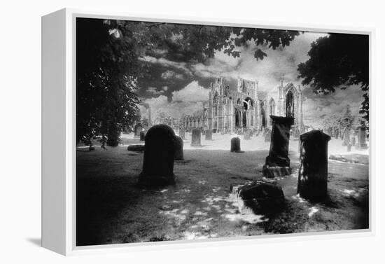 Melrose Abbey, Roxburghshire, Scotland-Simon Marsden-Framed Premier Image Canvas