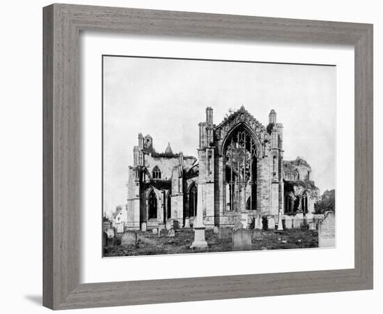 Melrose Abbey, Scotland, 1893-John L Stoddard-Framed Giclee Print