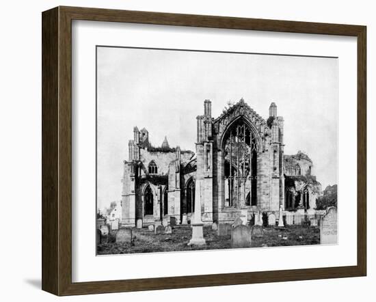 Melrose Abbey, Scotland, 1893-John L Stoddard-Framed Giclee Print