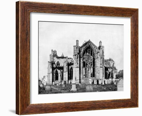 Melrose Abbey, Scotland, 1893-John L Stoddard-Framed Giclee Print