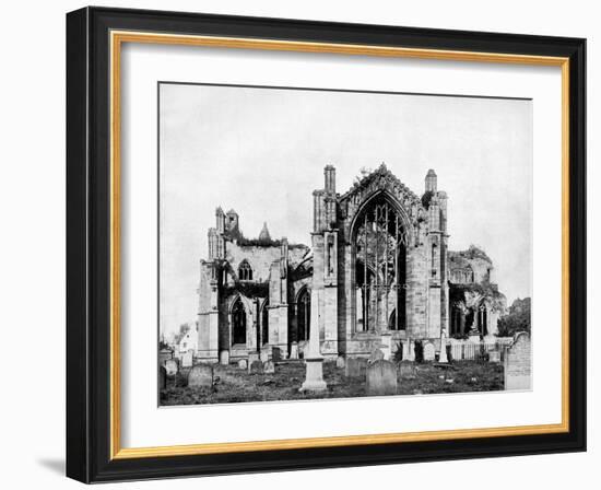 Melrose Abbey, Scotland, 1893-John L Stoddard-Framed Giclee Print