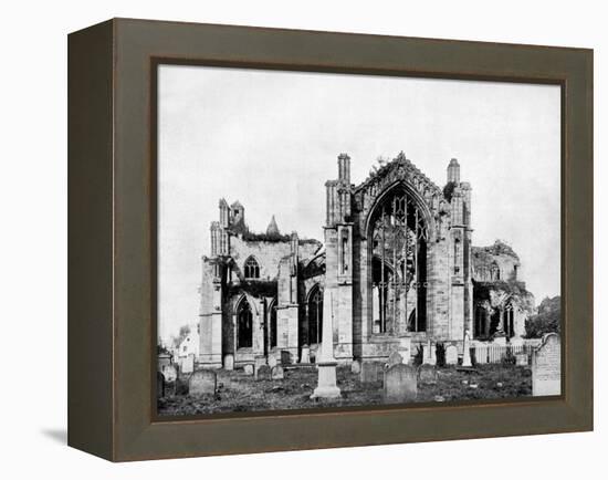 Melrose Abbey, Scotland, 1893-John L Stoddard-Framed Premier Image Canvas