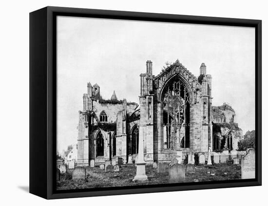 Melrose Abbey, Scotland, 1893-John L Stoddard-Framed Premier Image Canvas