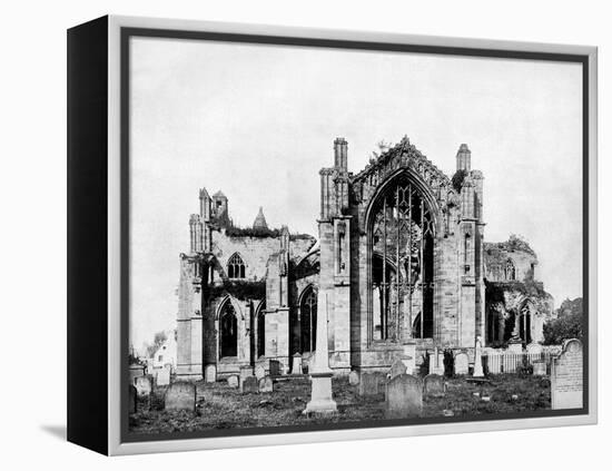 Melrose Abbey, Scotland, 1893-John L Stoddard-Framed Premier Image Canvas