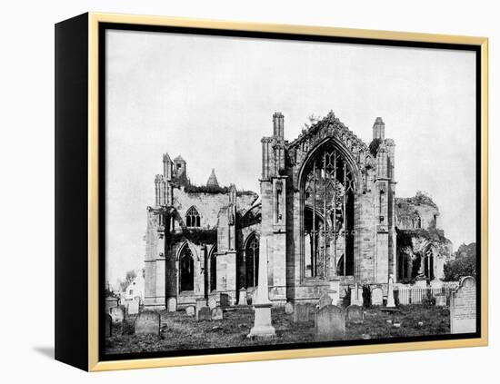 Melrose Abbey, Scotland, 1893-John L Stoddard-Framed Premier Image Canvas