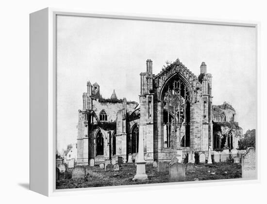 Melrose Abbey, Scotland, 1893-John L Stoddard-Framed Premier Image Canvas