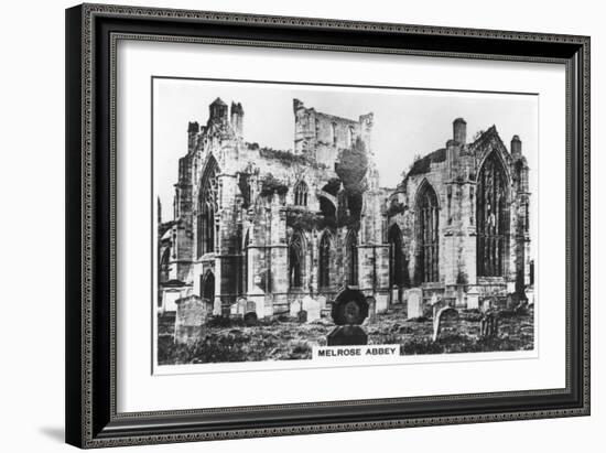 Melrose Abbey, Scotland, 1936-null-Framed Giclee Print