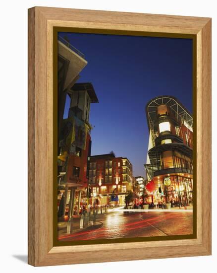 Melrose Square at Dusk, Melrose, Johannesburg, Gauteng, South Africa, Africa-null-Framed Premier Image Canvas