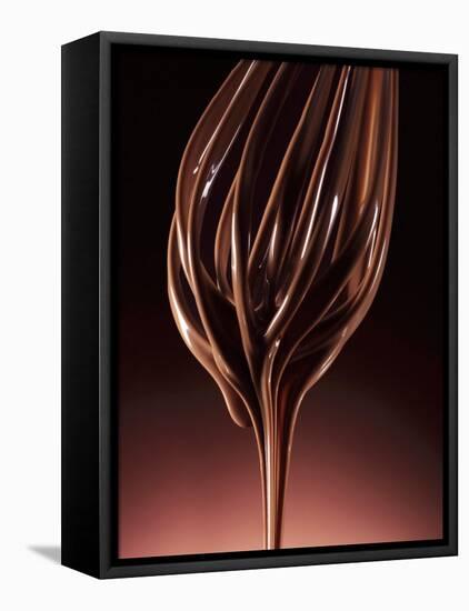 Melted Chocolate Running from a Whisk-Armin Zogbaum-Framed Premier Image Canvas